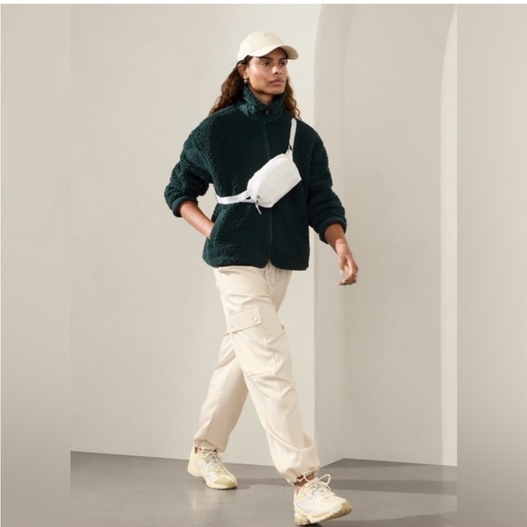 Athleta Cloud Fleece Jacket 
Cypress Green NWOT - Picture 9 of 9